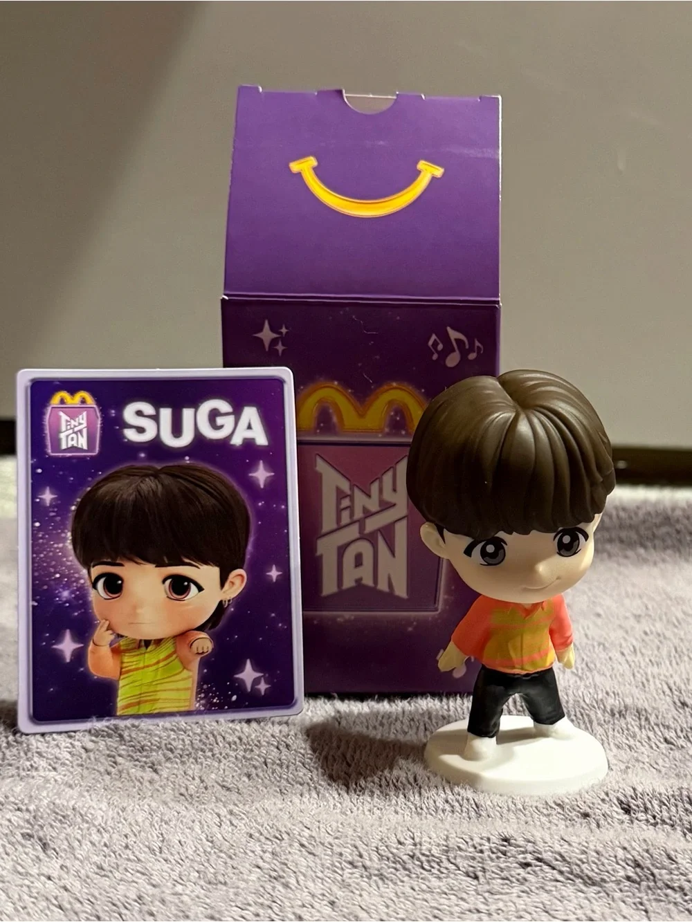 Suga Tiny Tan McDonald’s Figure -with packaging